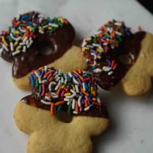 Chocolate dipped flowers